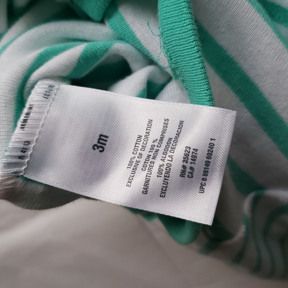 Carter's New Unisex Baby Embroidered Bottom Snap Up Cotton Sleep & Play Pj's 3m - Picture 9 of 9